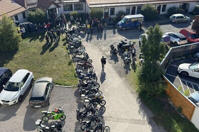 Visszatértek Erősdre  az örömszerző motorosok (Vasparipán  a  fogyatékossággal  élők)