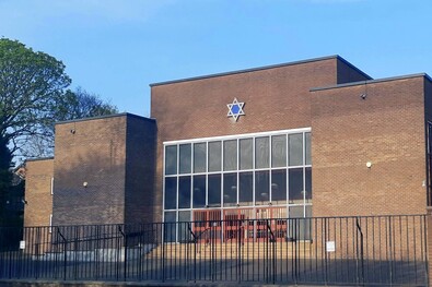 A támadás helyszíne. Fotó: Facebook / Heaton Park Hebrew Congregation