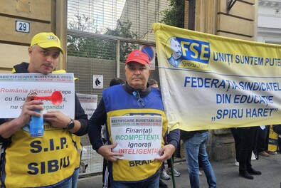 Fotó: Facebook / Federația Sindicatelor din Educație „Spiru Haret”