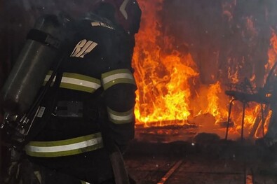 Hatalmas tűz Zágonban