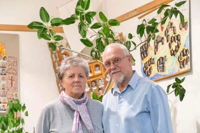 A Bajcsi házaspár. Fotó: a család albumából