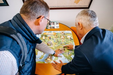 Péterfi Attila és Tamás Sándor. Fotó: Kovászna Megye Tanácsa