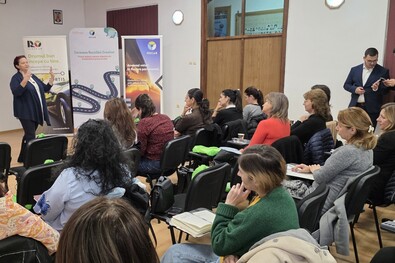 A háromszéki csapatok irányítóinak a sepsiszentgyörgyi Puskás Tivadar Szakközépiskolában tartottak felkészítőt. Fotó: Kovászna Megyei Tanfelügyelőség