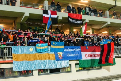 Az FK Csíkszereda szurkolói. Fotó: Facebook / FK Csíkszereda