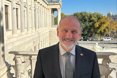 A Bundesrat elnöke. Fotó: Facebook / Peter Samt