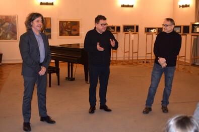 Kósa András László, Lung László Zsolt és Bagossy Levente. A szerző felvétele