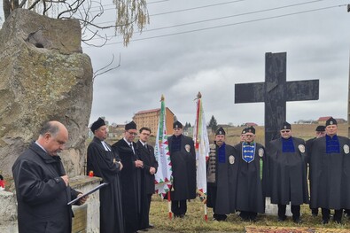 Ungvári Barna András Égető Jenőre emlékezik. Fotó: Szekeres Attila