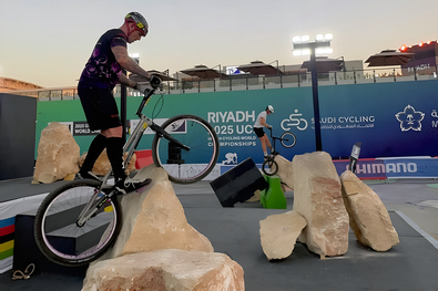 Negyedszer szerepelt világbajnokságon (Kerékpáros triál)