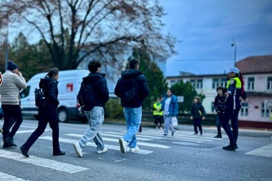 A gyalogosokra figyeltek (Közlekedésrendészeti akciók)