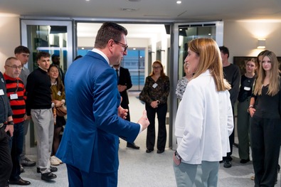 Székelyföldi diákok találkoztak Roberta Metsolával