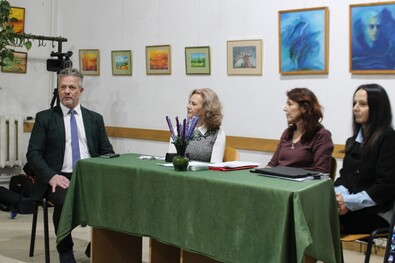 Benedek-Huszár János, Vida Enikő, Hegyi Mária és Rend Tímea. A szerző felvétele