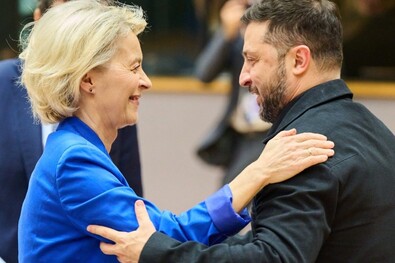 Ursula Von der Leyen és Volodimir Zelenszkij. Archív felvétel. Fotó: Facebook / European Commission