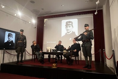 Gottfried Barna, Babucs Zoltán és Toót-Holló Tamás. Fotó: Facebook / Magyarságkutató Intézet