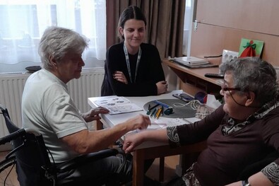 Hármasban egy kedd délután. Fotó: Szilvássy Carola Szeretetotthon