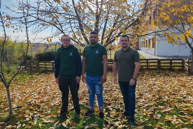 Ilkei Alpár, Gábor Béla és Deák Attila. A szerző felvétele