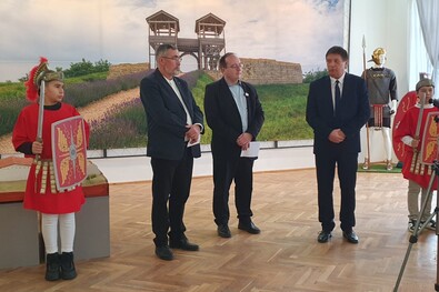 Dimény Attila, Fazekas Ferenc és Mezősi Árpád. Dobolyi Annamária felvétele