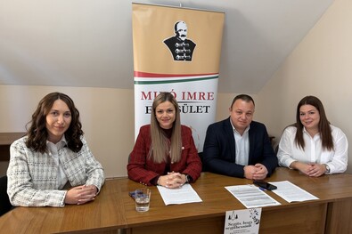 Csíki Anita Boglárka, Kádár Imola, Kolcza István és Székely Nikolett. A szerző felvétele
