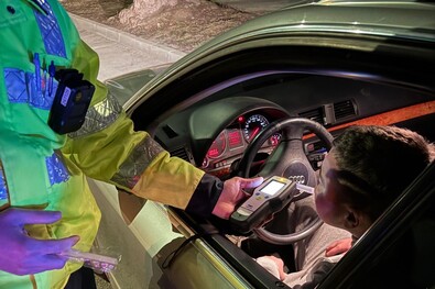 A Kovászna megyei rendőrség archív felvétele