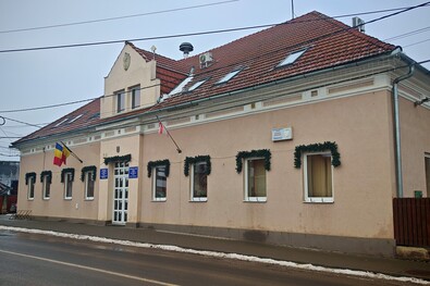 A kézdiszentléleki községháza. A szerző felvétele