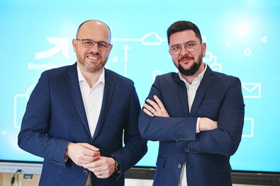Grüman Róbert és Oltean Csongor – gyors építkezést terveznek. Fotók: StartUp HUB