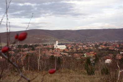 Gelence látképe. A szerző archív felvétele