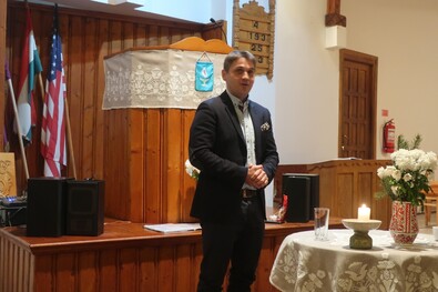 Marosán Csaba színművész. A szerző felvétele
