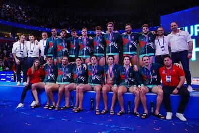 Ezüstérmes  a magyar válogatott (Férfi  vízilabda,  Európa-bajnokság)