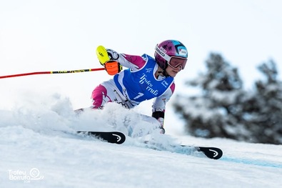 Kővári Gerda idén is dobogóra állhatott Andorrában. Fotó: Facebook / Trofeu Borrufa