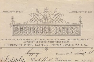 A debreceni sodronyműgyáros fiai (A  „nagy  háború”  történetei)