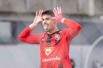 Anderson Ceará szépségdíjas gólokat szerzett az Aradi UTA ellen. Fotó: Tókos Csaba