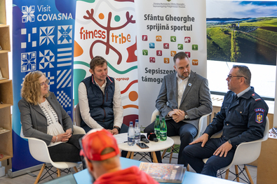 Szőcs Emese, Lászlóffy Loránd, Jakab István Barna és Lucian Trufin. Fotók: Gheorghiță Raymond