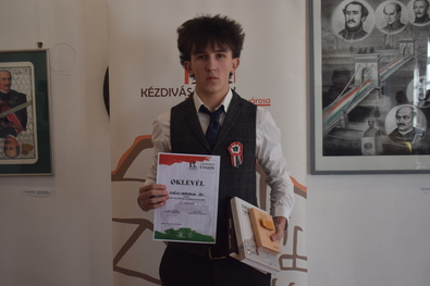 Dimény-Haszmann Örs, a szónokverseny győztese. A szerző felvétele