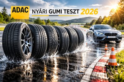 Nyári gumi választás 2026-ban az ADAC teszt alapján /X/
