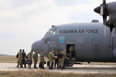 Román harci repülőgépek Litvániában