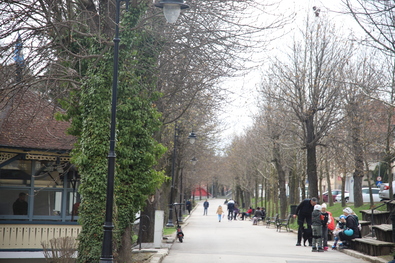 A sepsiszentgyörgyiek közkedvelt helye az Erzsébet park. Fotó: Albert Levente