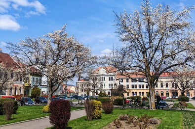 A céhes város központja. A szerző felvétele