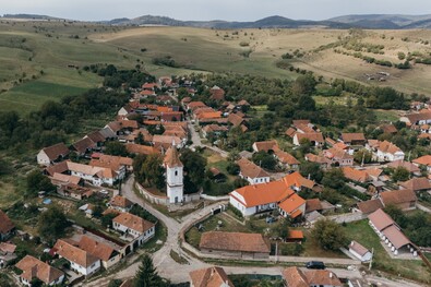 Felsőrákos madártávlatból. Az Emlékgyár felvétele