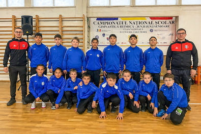 A Sepsi ISK csapata. Fotó: Sepsiszentgyörgyi Iskolás Sportklub
