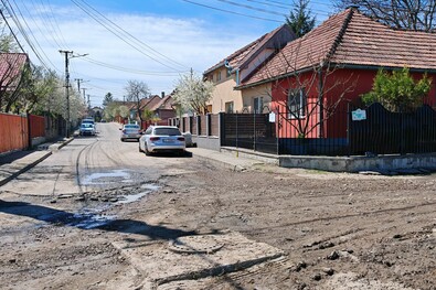 A Kert és a Bálványos utca kereszteződésében történt a csőtörés. A szerző felvétele
