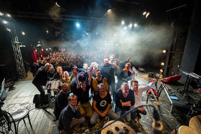 Össztoszteron-koncert a Tamási Áron Színházban. Fotó: Facebook / Szent György Napok