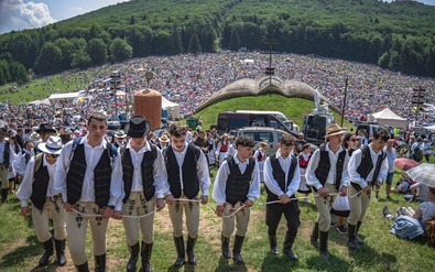 Csíksomlyói búcsú. Fotó: Erdélyi Ferencesek archívuma
