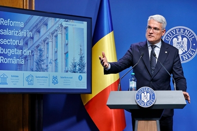 Dragoș Pîslaru munkaügyi miniszter méltányosabb bértörvényt ígér. Fotó: Facebook / Dragoș Pîslaru