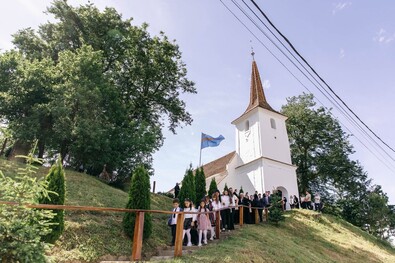 A pusztulástól megmentett szacsvai középkori műemlék templom. Fotók: Csulak Zoltán
