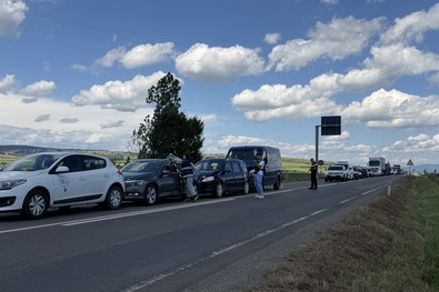 Szerencsére többnyire csak anyagi kárral járt a négy jármű balesete. Fotó: Nagy D. István