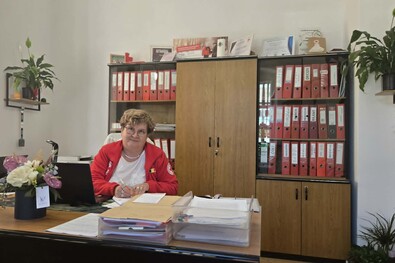 Berecz Ildikónak ez a munka teljesíti ki az életét. Fotó: Kovászna Megyei Vöröskereszt