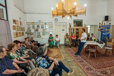 Balogh Zsolt rövid eligazítást tartott. A szerző felvétele