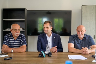 Bagoly Miklós, Antal Árpád és Édler András. Fotó: Vargyasi Levente
