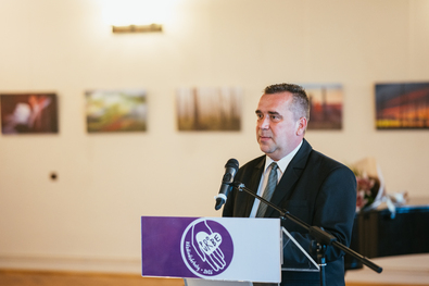 Elődjét Finna István igazgató méltatta. Fotó: Dénes Botond