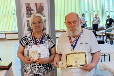 Beke Ernő és felesége. Lucian Bornemisa felvétele