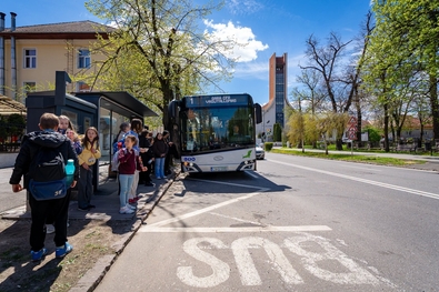 Többen buszoznak, mint tavaly ilyenkor. Fotó: Sepsiszentgyörgy Önkormányzata